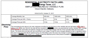 EFL - About Residential Electricity Rates