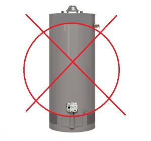 Image of a traditional water heater