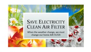 Save Electricity Clean Air Filter