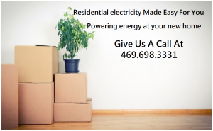 Residential Electricity set up for your new home